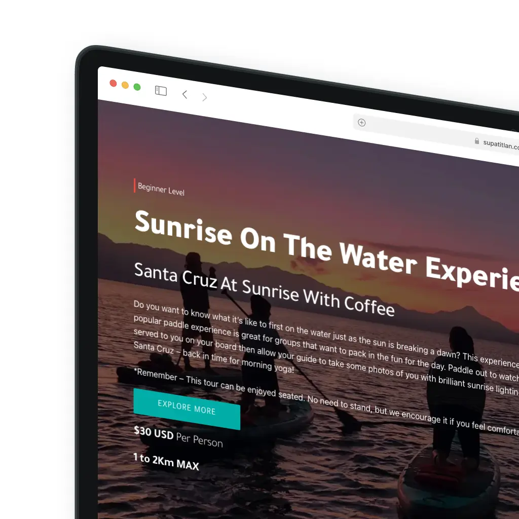 Sup Atitlan - Service Page - Gagan Sardaar